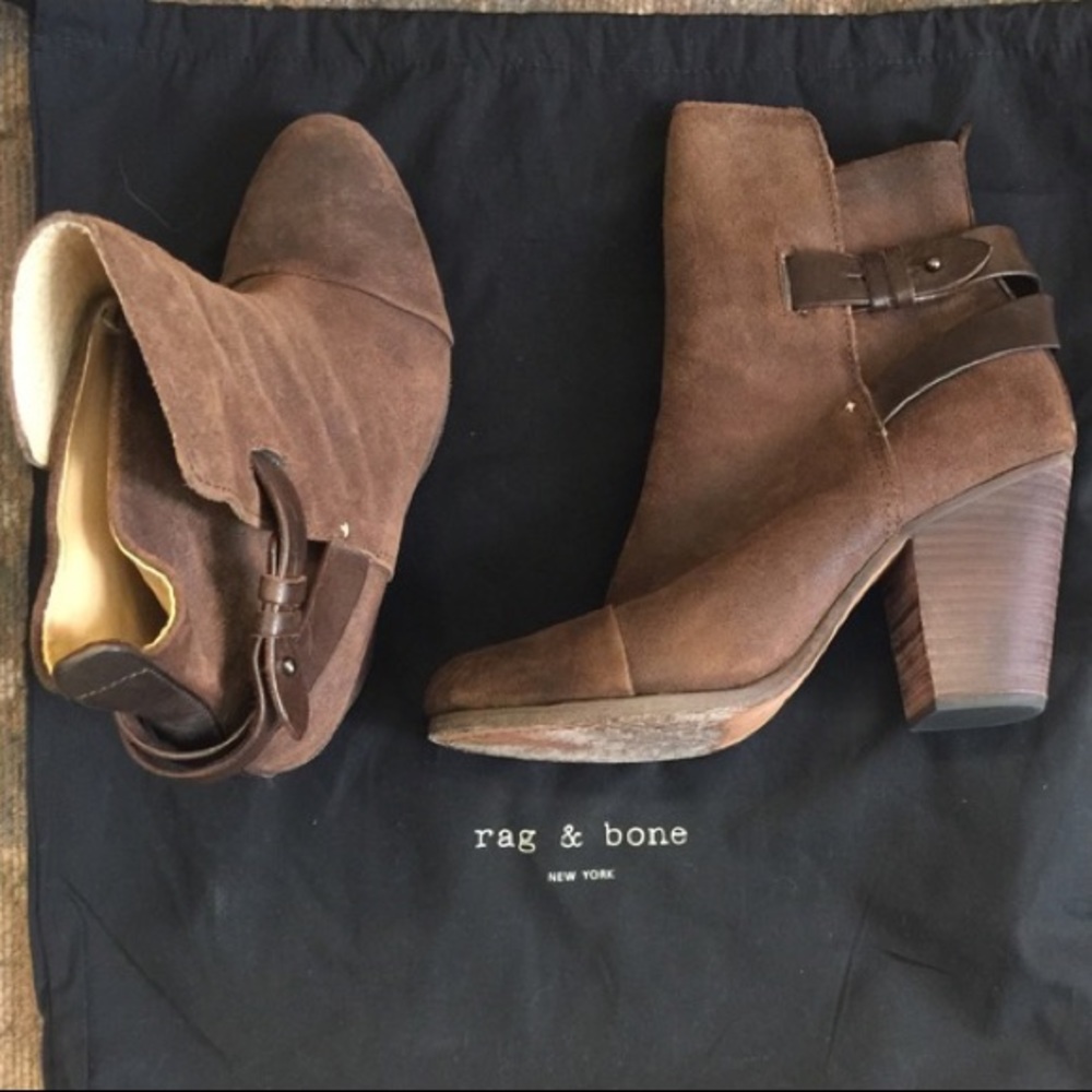 Rag & Bone Brown Suede Ankle boots Sz 39